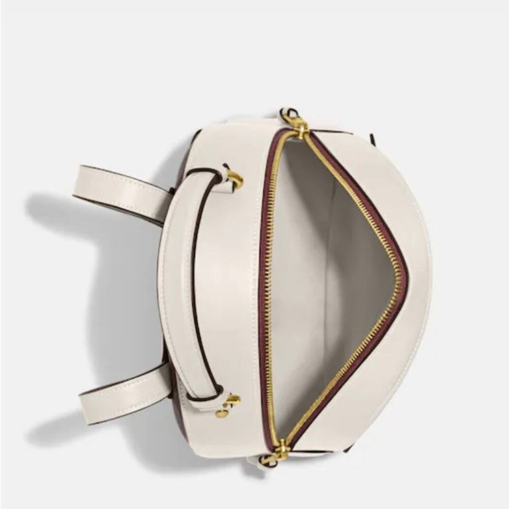 New Coach Jordyn Backpack Signature Canvas with Varsity Motiff - Picture 5 of 8